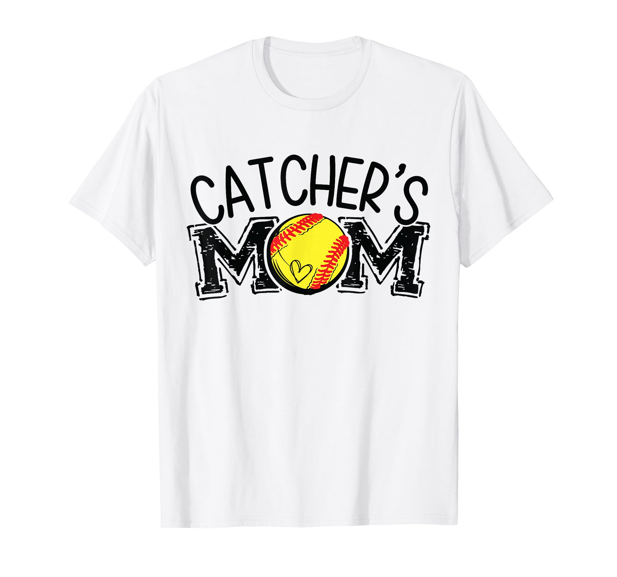 Softball Catchers Mom T-Shirt - Unique Graphic Unisex - T-Shirt, Sweatshirt, Hoodie