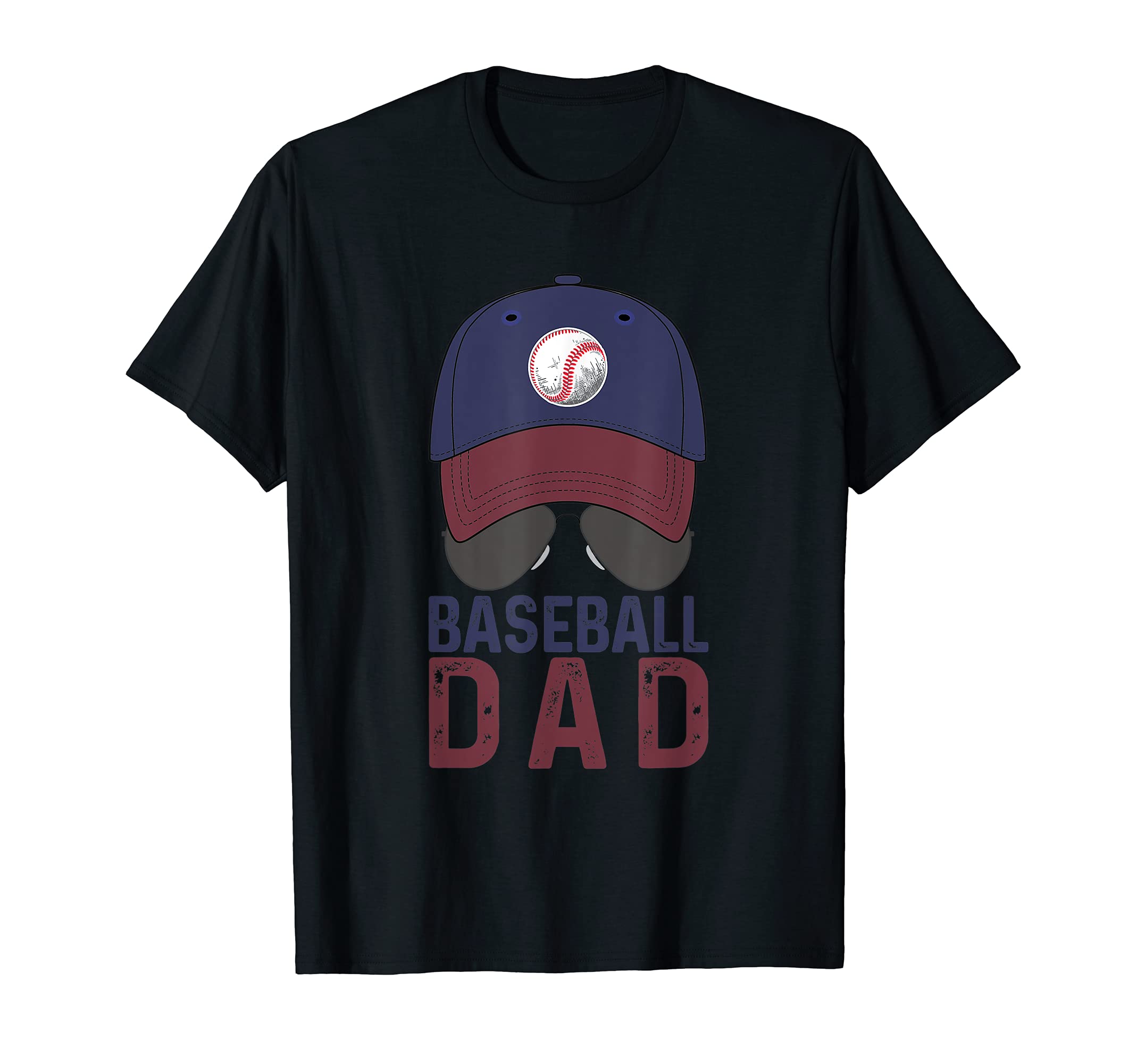 Baseball Dad Baseball Hat And T-Shirt - Casual Everyday Wear for Adults - T-Shirt, Sweatshirt, Hoodie