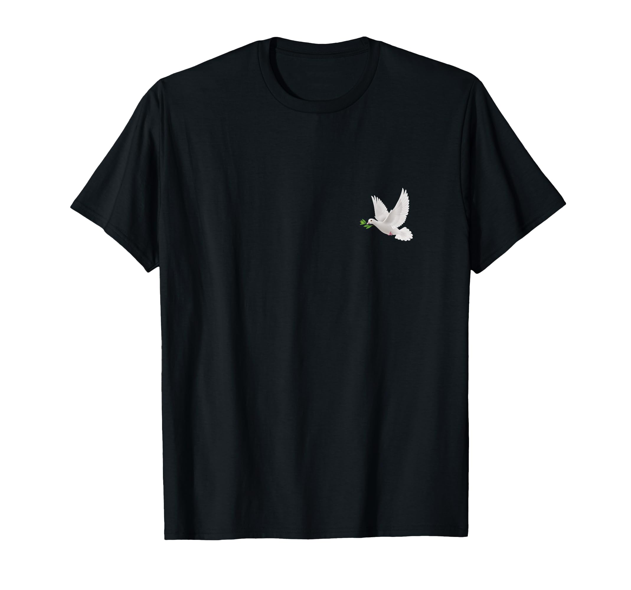 Peace Dove Chest World Peace Love T-Shirt - Fun Novelty Design for Adults - T-Shirt, Sweatshirt, Hoodie