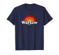 Warsaw Indiana 70S Rainbow T-Shirt - Custom Art Print Men Women - T-Shirt, Sweatshirt, Hoodie