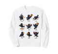 Funny Crow Cartoon Raven Softball Sweatshirt - Novelty Apparel for Adults - T-Shirt, Sweatshirt, Hoodie