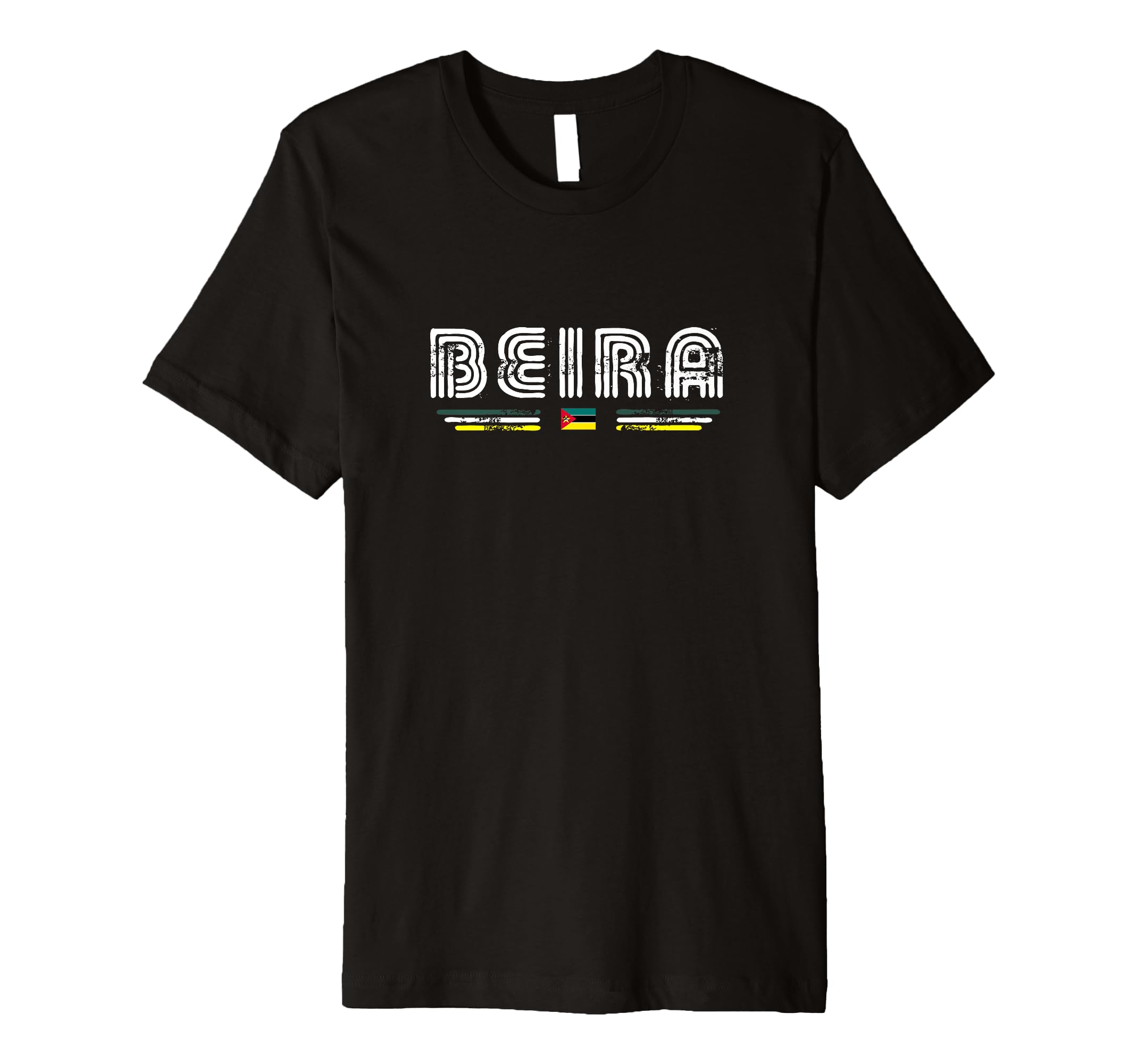 Beira Mozambique 70S 80S Type T-Shirt - Fun Novelty Design for Adults - T-Shirt, Sweatshirt, Hoodie