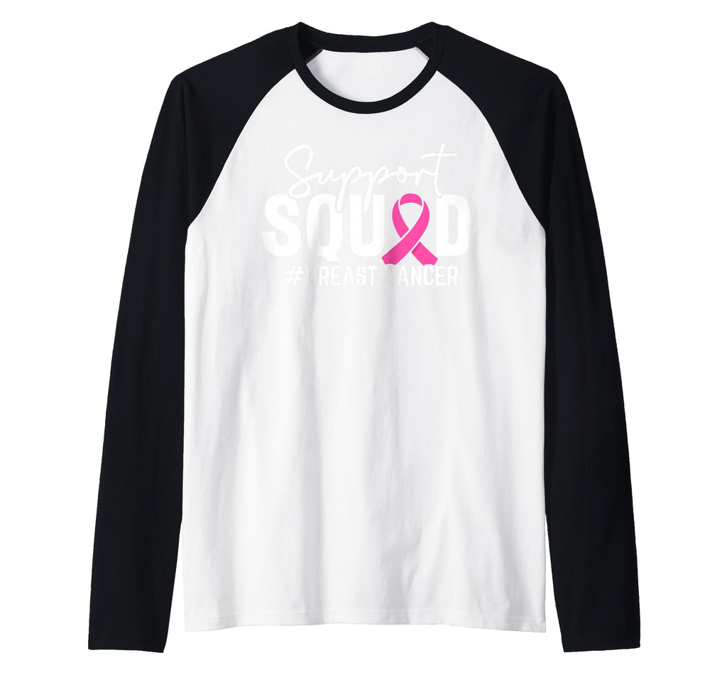 Support Squad Breast Cancer Hope Hoodie - Casual Everyday Wear Unisex - T-Shirt, Sweatshirt, Hoodie