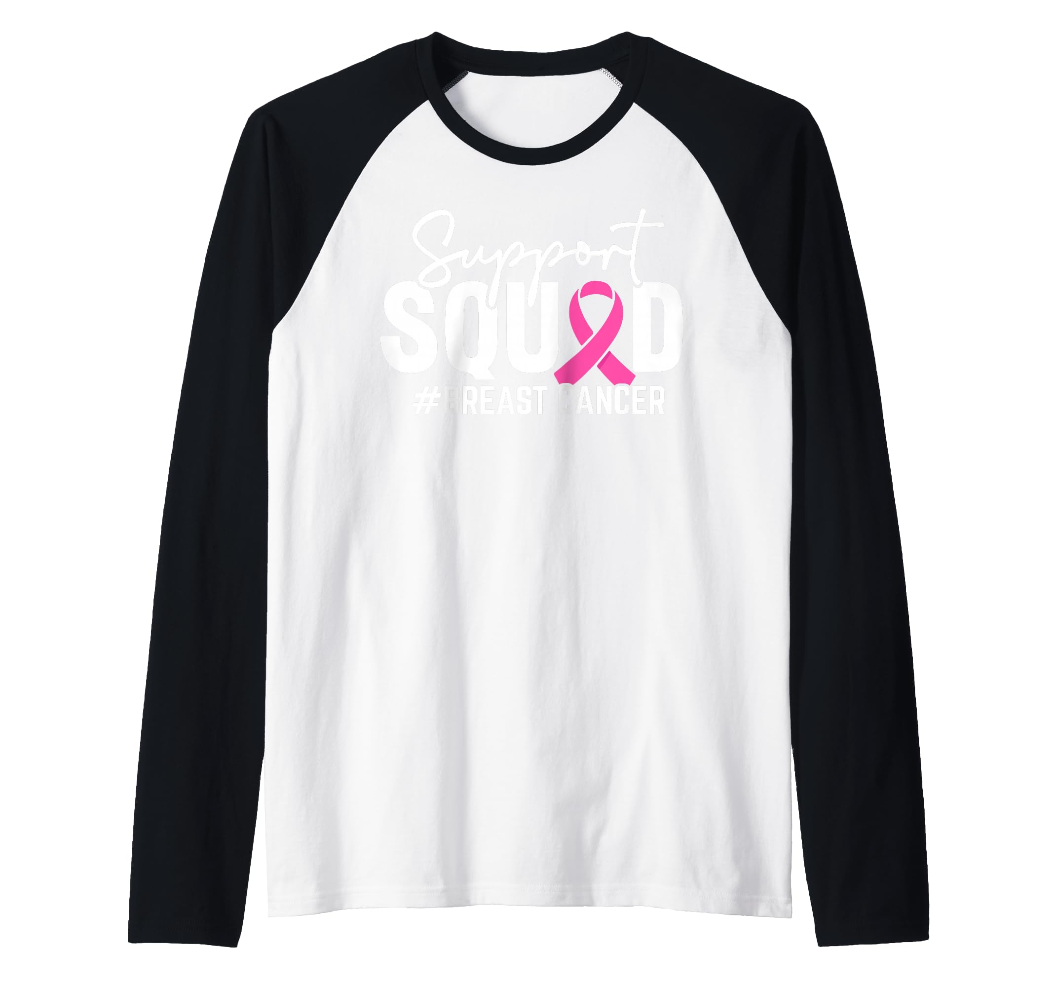 Support Squad Breast Cancer Hope Hoodie - Casual Everyday Wear Unisex - T-Shirt, Sweatshirt, Hoodie