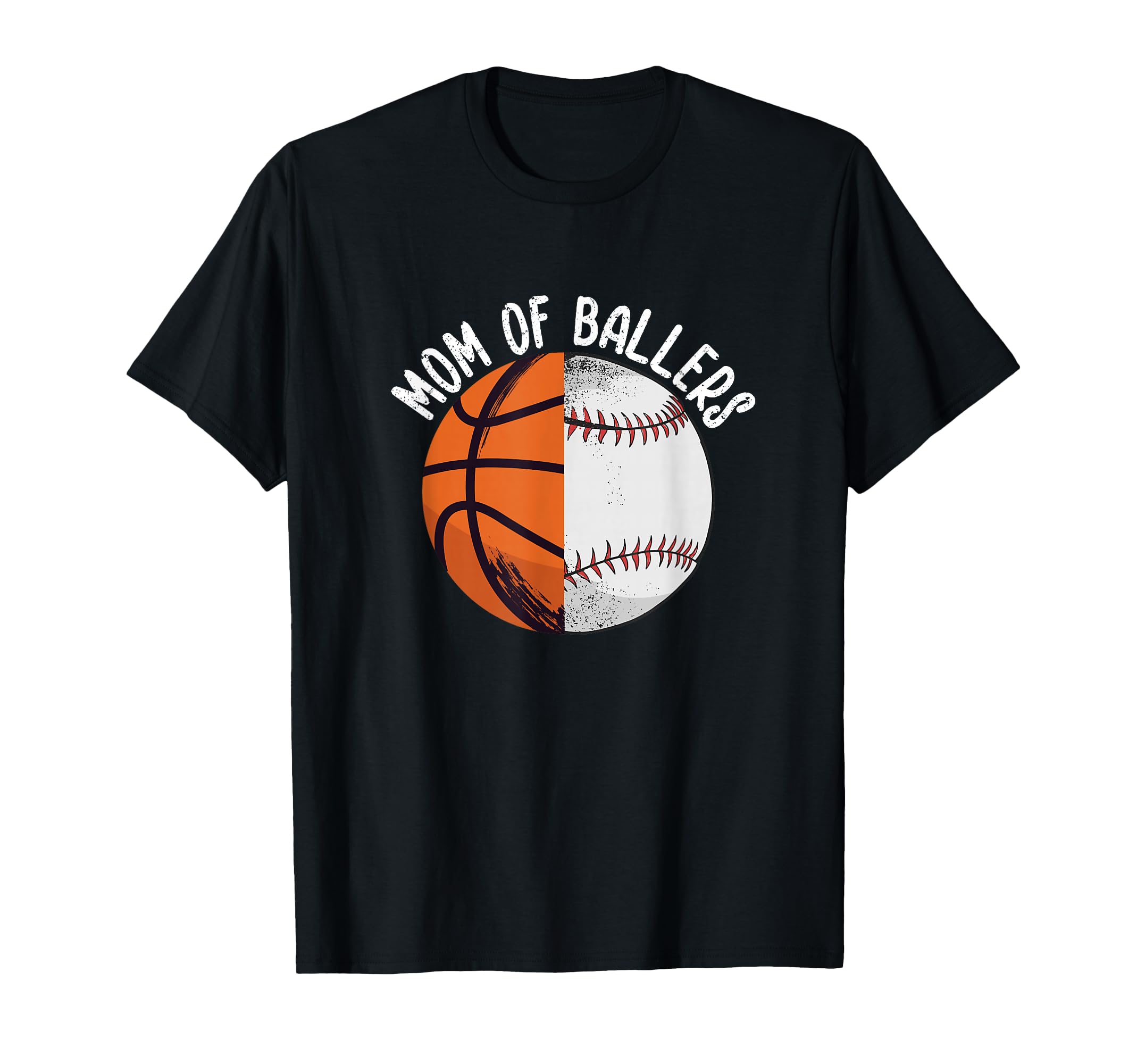 Mom Ballers Basketball Baseball T-Shirt - Custom Art Print Men Women - T-Shirt, Sweatshirt, Hoodie