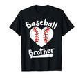 Baseball Brother Baseball Heart Baseball T-Shirt - Trendy Graphic Unisex - T-Shirt, Sweatshirt, Hoodie
