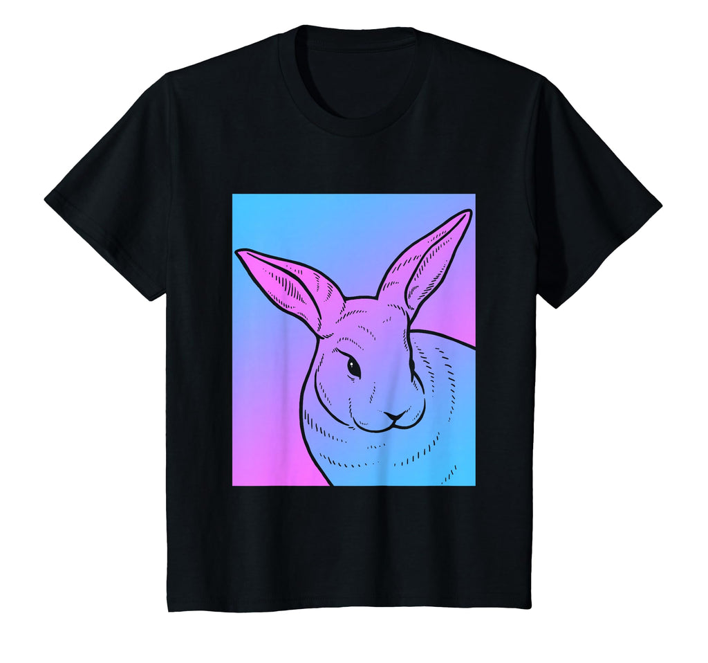 Vaporwave Rabbit Aesthetic Pastel T-Shirt - Aesthetic Graphic Men Women - T-Shirt, Sweatshirt, Hoodie