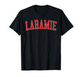 Laramie Wy Distressed Red Varsity T-Shirt - Streetwear Style Unisex - T-Shirt, Sweatshirt, Hoodie