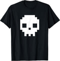 Pixel Skull Design - Adult & Kids T-Shirts, Sweatshirts & Hoodies apparel design preview 1