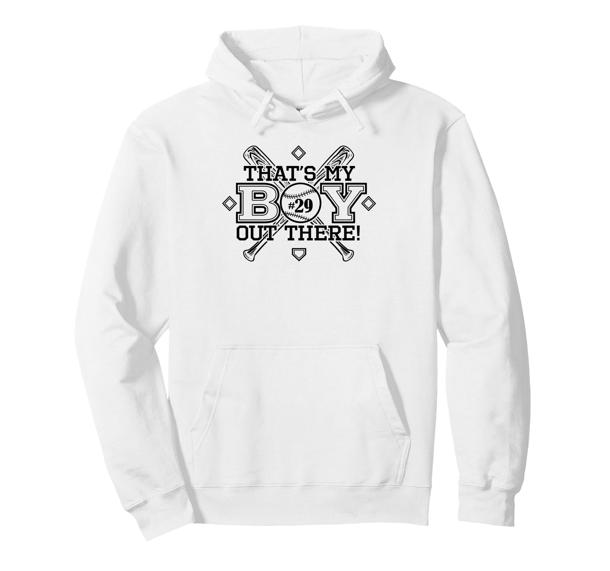 Baseball Mom Dad Thats My Proud Parent Hoodie - Graphic Print for Adults - T-Shirt, Sweatshirt, Hoodie