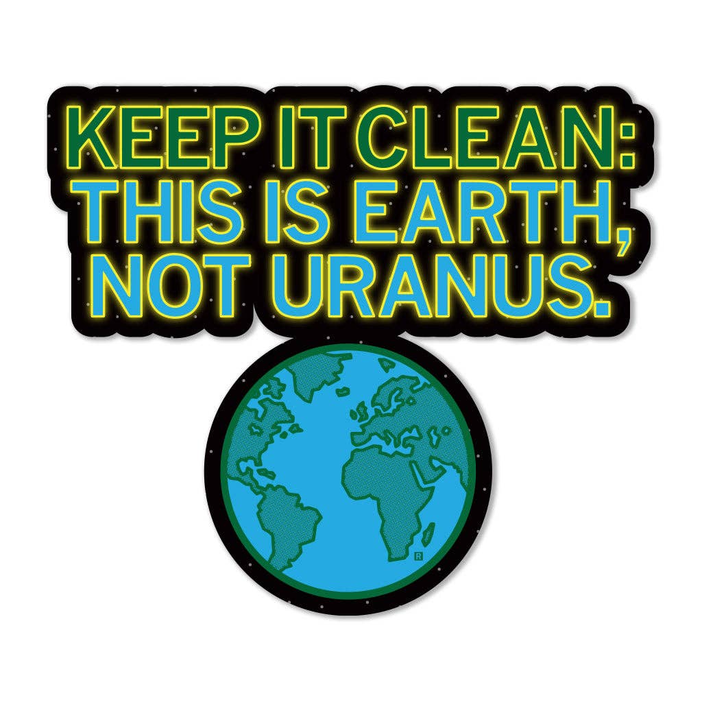 Keep It Clean Die-Cut Sticker - Adult & Kids T-Shirts, Sweatshirts & Hoodies apparel design preview 1