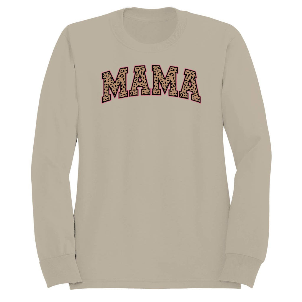 Mama Leopard Print Women's - Adult & Kids T-Shirts, Sweatshirts & Hoodies apparel design preview 1