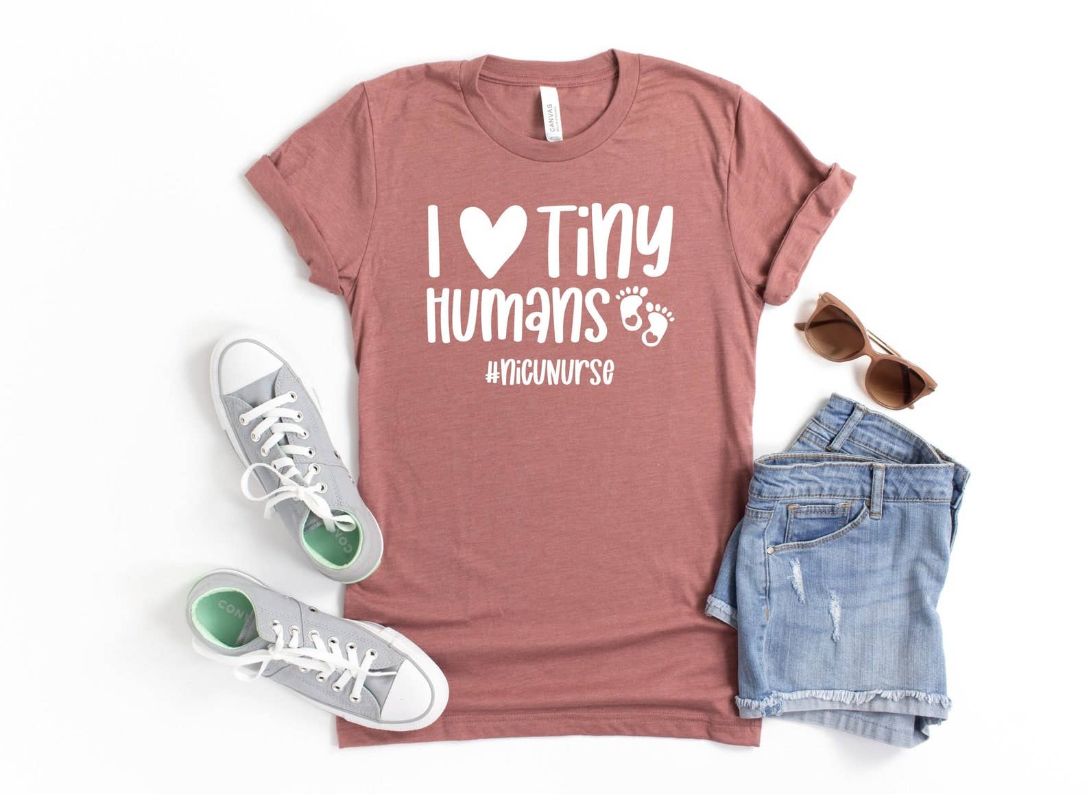 I Love Tiny Humanst- - Adult & Kids T-Shirts, Sweatshirts & Hoodies apparel design preview 1