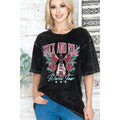 Rock and Roll Unisex Oversized Mineral Wash - Adult & Kids T-Shirts, Sweatshirts & Hoodies apparel design preview 1