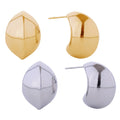 14K Dipped Leaf Shaped Solid Surface Post Earrings - Adult & Kids T-Shirts, Sweatshirts & Hoodies apparel design preview 1