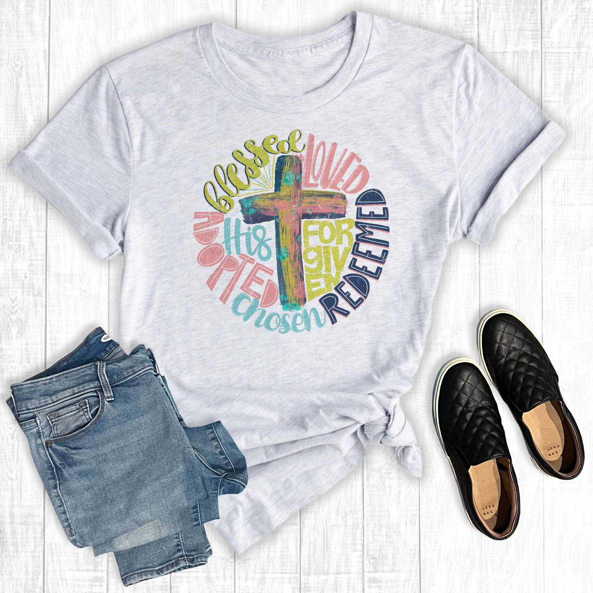 Redeemed Ash Graphic - Adult & Kids T-Shirts, Sweatshirts & Hoodies apparel design preview 1