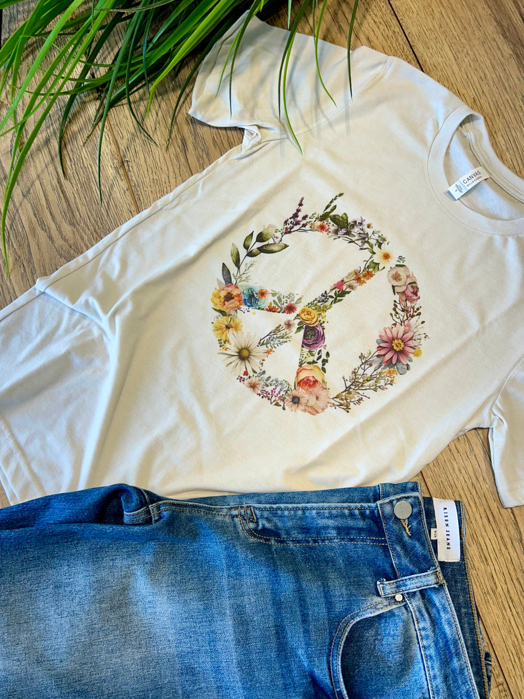 Floral Peace Graphic - Adult & Kids T-Shirts, Sweatshirts & Hoodies apparel design preview 1