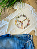 Floral Peace Graphic - Adult & Kids T-Shirts, Sweatshirts & Hoodies apparel design preview 1