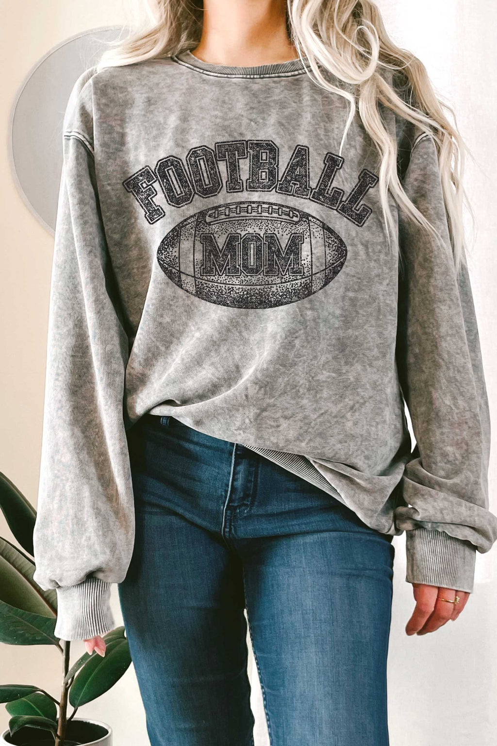Football Mom Graphic Terry - Adult & Kids T-Shirts, Sweatshirts & Hoodies apparel design preview 1