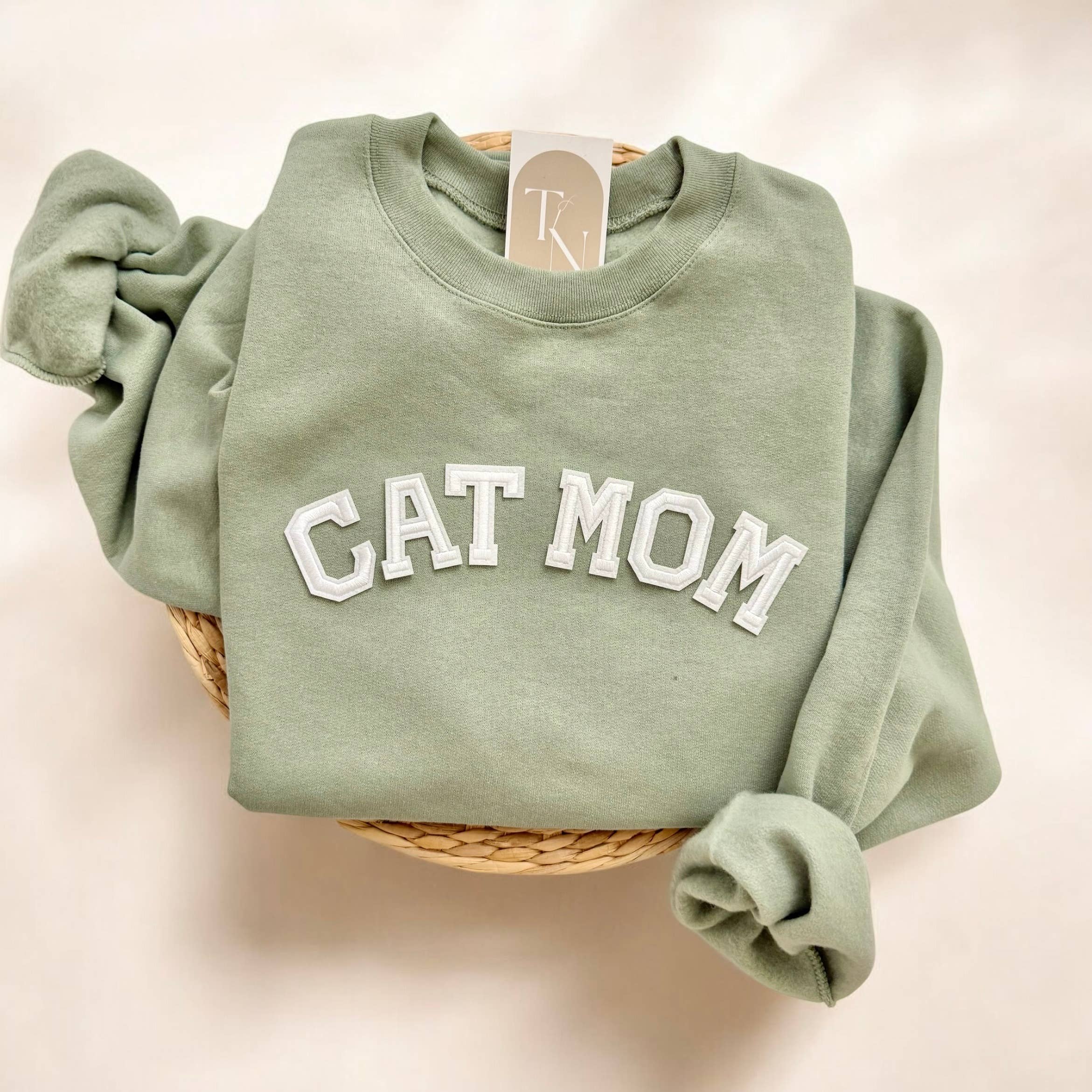 Cat Mom Crewneck Gifts - Adult & Kids T-Shirts, Sweatshirts & Hoodies apparel design preview 1