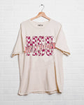 Mississippi State Bulldogs Twisted Check Thrifted - Adult & Kids T-Shirts, Sweatshirts & Hoodies apparel design preview 1