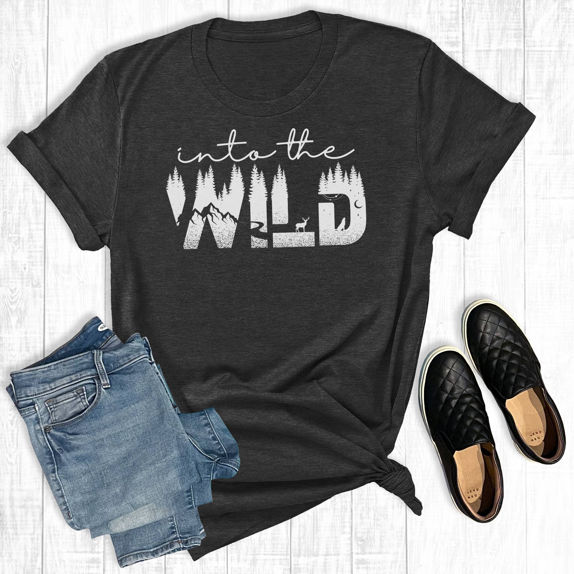 Into the Wild - Adult & Kids T-Shirts, Sweatshirts & Hoodies apparel design preview 1