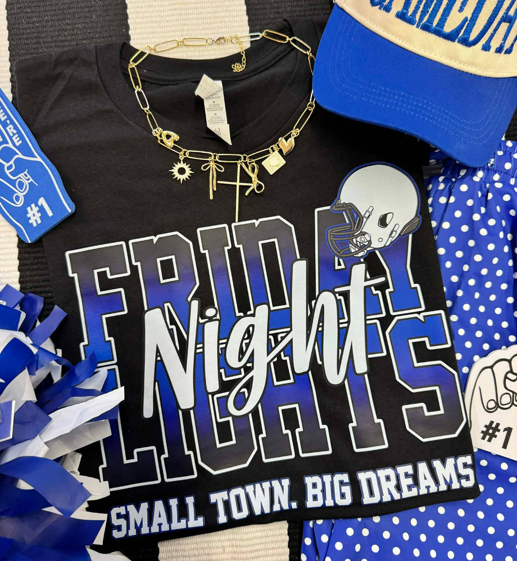 Friday Night Lights Blue - Adult & Kids T-Shirts, Sweatshirts & Hoodies apparel design preview 1