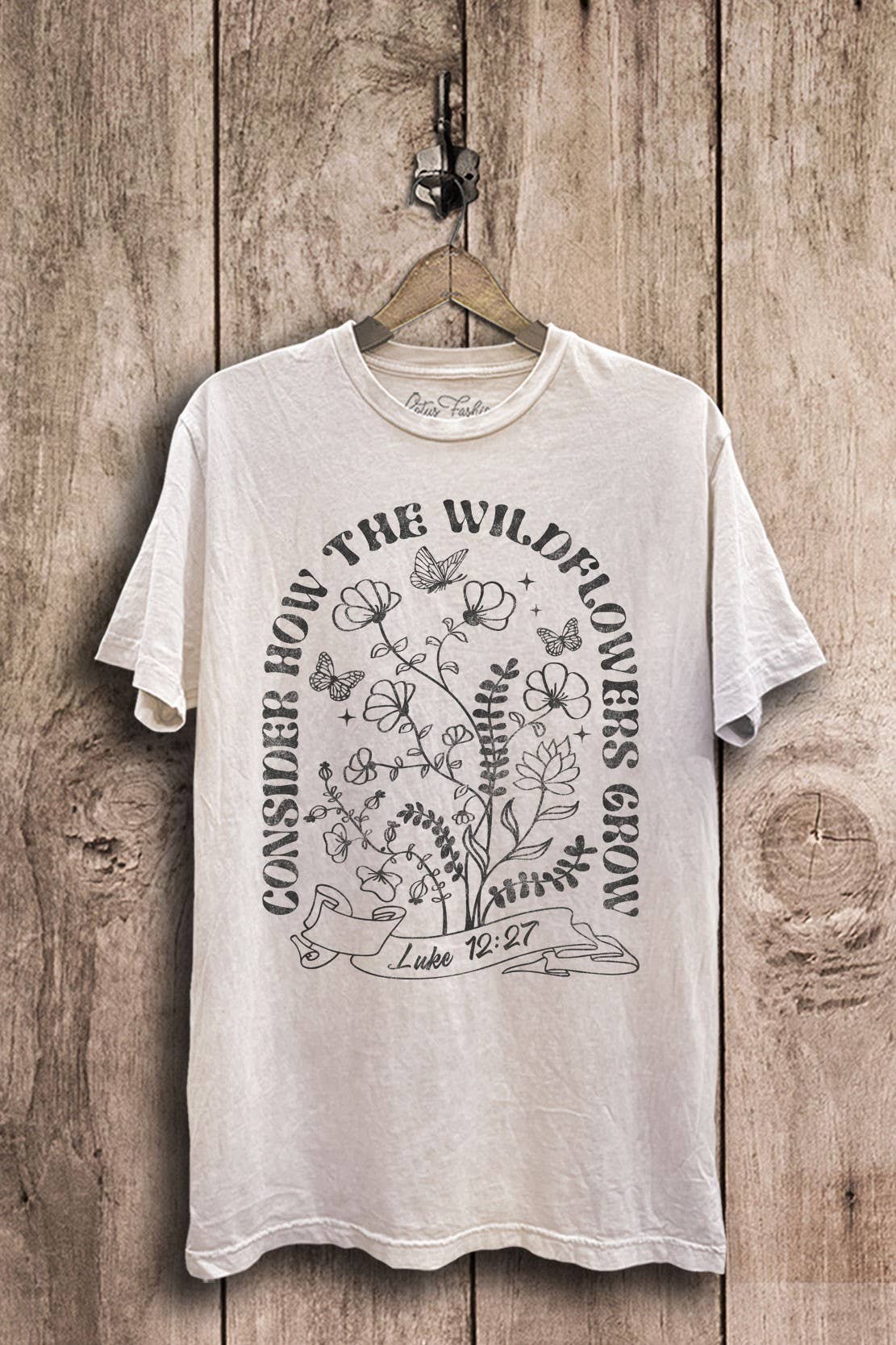 Consider How the Wild Flowers Grow Graphic Top - Adult & Kids T-Shirts, Sweatshirts & Hoodies apparel design preview 1