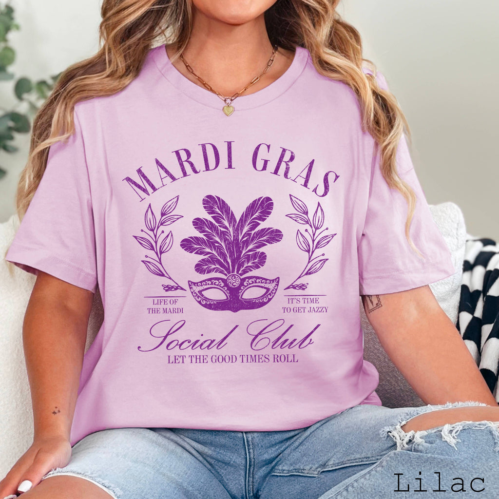 Mardi Gras Women's Graphic Bella Canvas - Adult & Kids T-Shirts, Sweatshirts & Hoodies apparel design preview 1