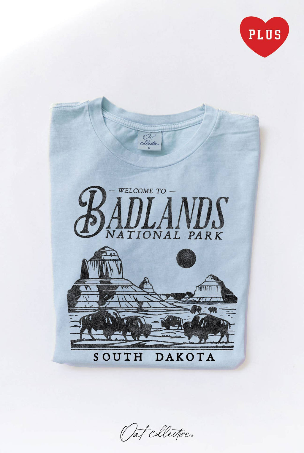 Welcome To Badlands National Plus Mineral Graphic Top - Adult & Kids T-Shirts, Sweatshirts & Hoodies apparel design preview 1