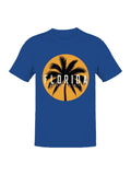 Miami Florida Palm Sunset Design Men's - Adult & Kids T-Shirts, Sweatshirts & Hoodies apparel design preview 1