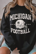 Michigan Football Graphic Brushed - Adult & Kids T-Shirts, Sweatshirts & Hoodies apparel design preview 1