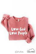 Love God People Puff Plus Graphic - Adult & Kids T-Shirts, Sweatshirts & Hoodies apparel design preview 1