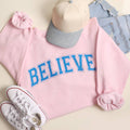 Believe Varsity-Style Heavyweight - Adult & Kids T-Shirts, Sweatshirts & Hoodies apparel design preview 1