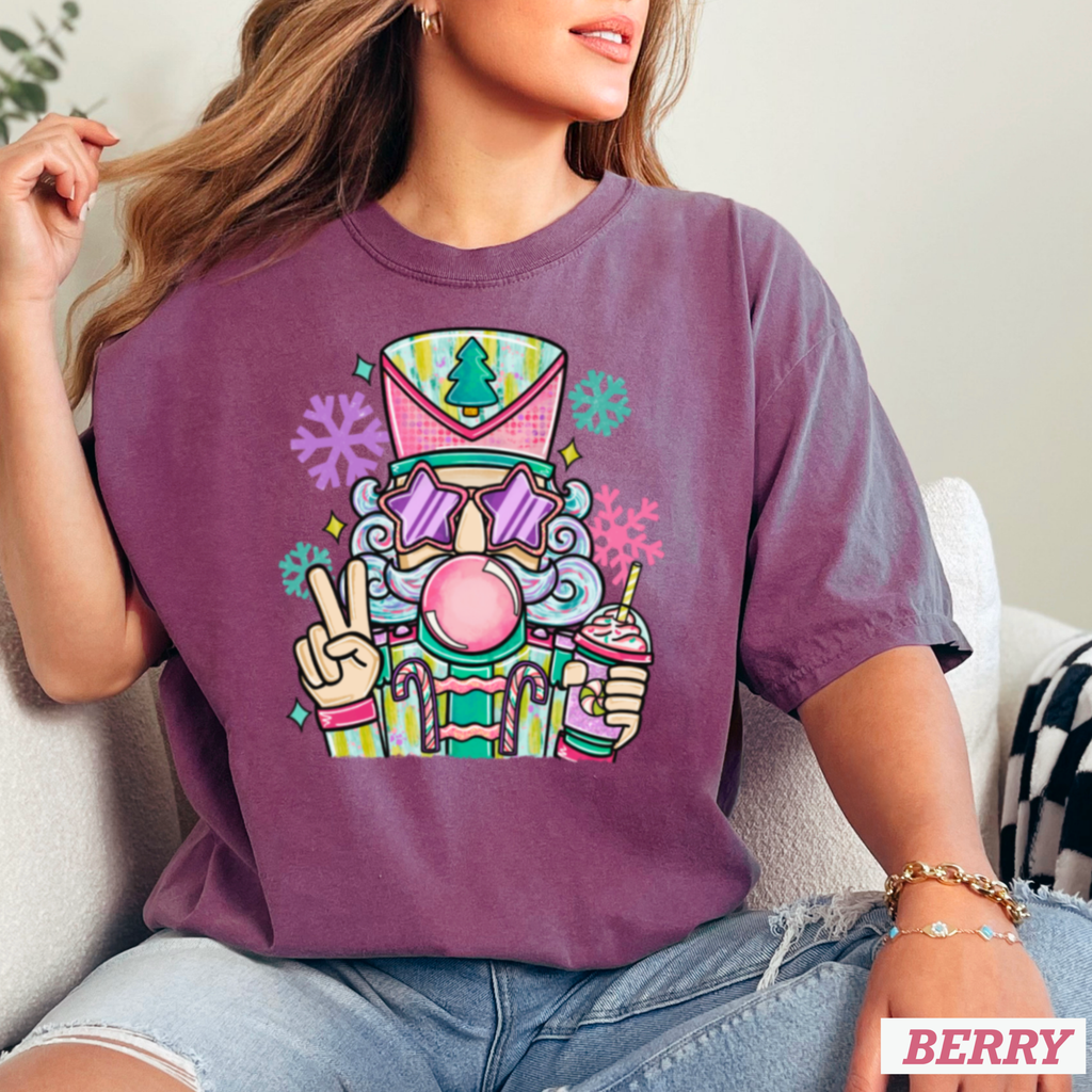Preppy Nutcracker Christmas 2025 Graphic Comfort - Adult & Kids T-Shirts, Sweatshirts & Hoodies apparel design preview 1