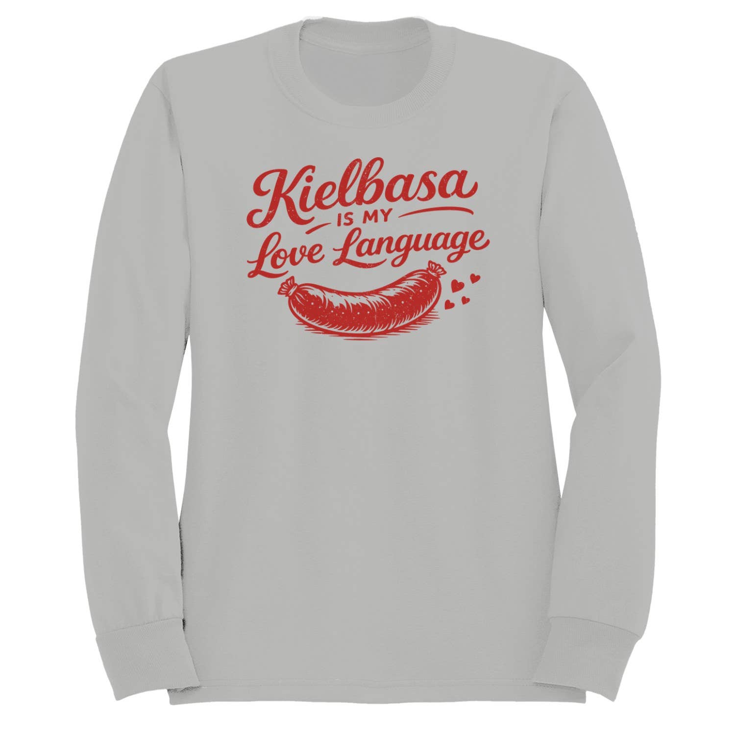 Kielbasa Is My Love Language Men's - Adult & Kids T-Shirts, Sweatshirts & Hoodies apparel design preview 1