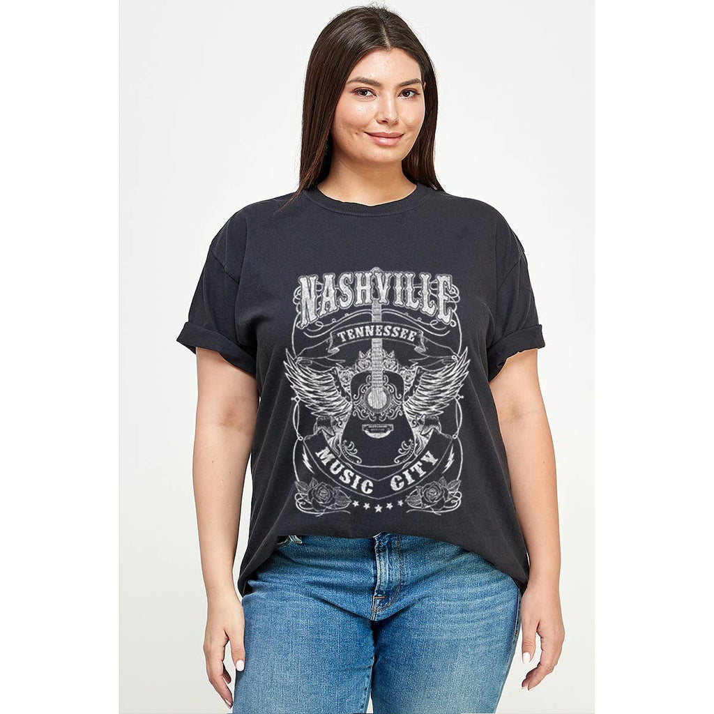 Nashiville Vintage Graphic - Adult & Kids T-Shirts, Sweatshirts & Hoodies apparel design preview 1