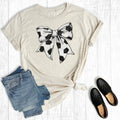Retro Soccer Gameday Coquette Bow Graphic - Adult & Kids T-Shirts, Sweatshirts & Hoodies apparel design preview 1