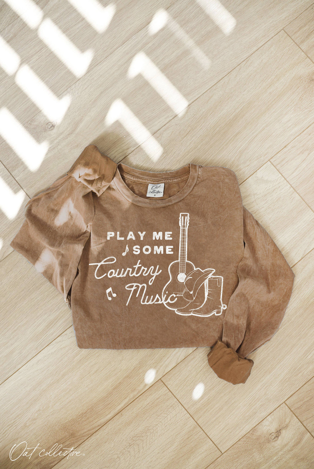 Play Me Some Country Mineral Washed Graphic - Adult & Kids T-Shirts, Sweatshirts & Hoodies apparel design preview 1