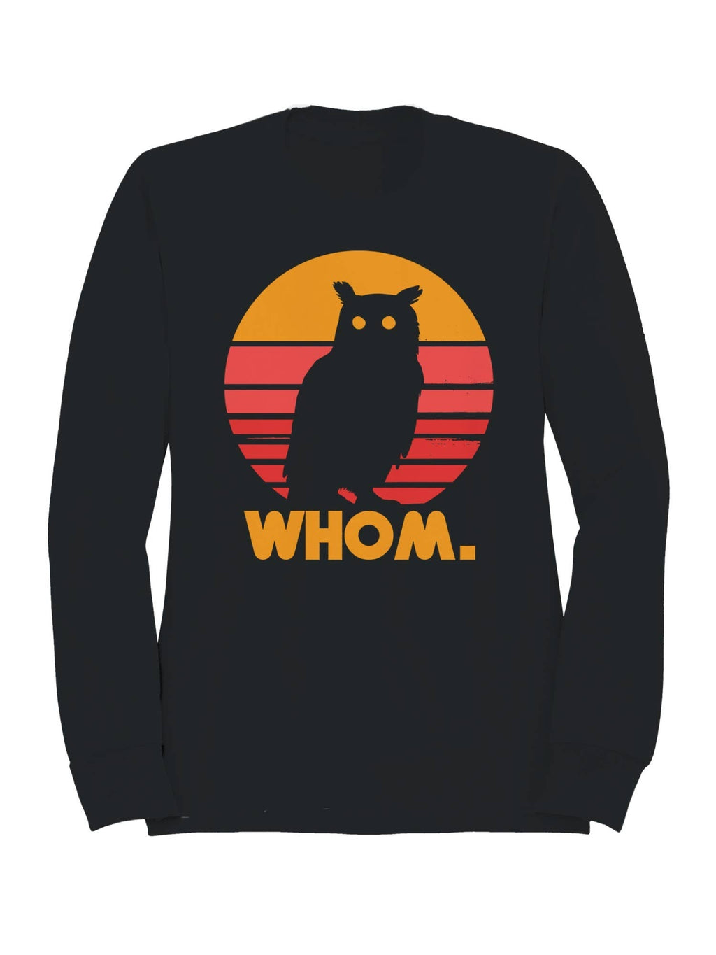 Retro Owl Silhouette Design Men's - Adult & Kids T-Shirts, Sweatshirts & Hoodies apparel design preview 1