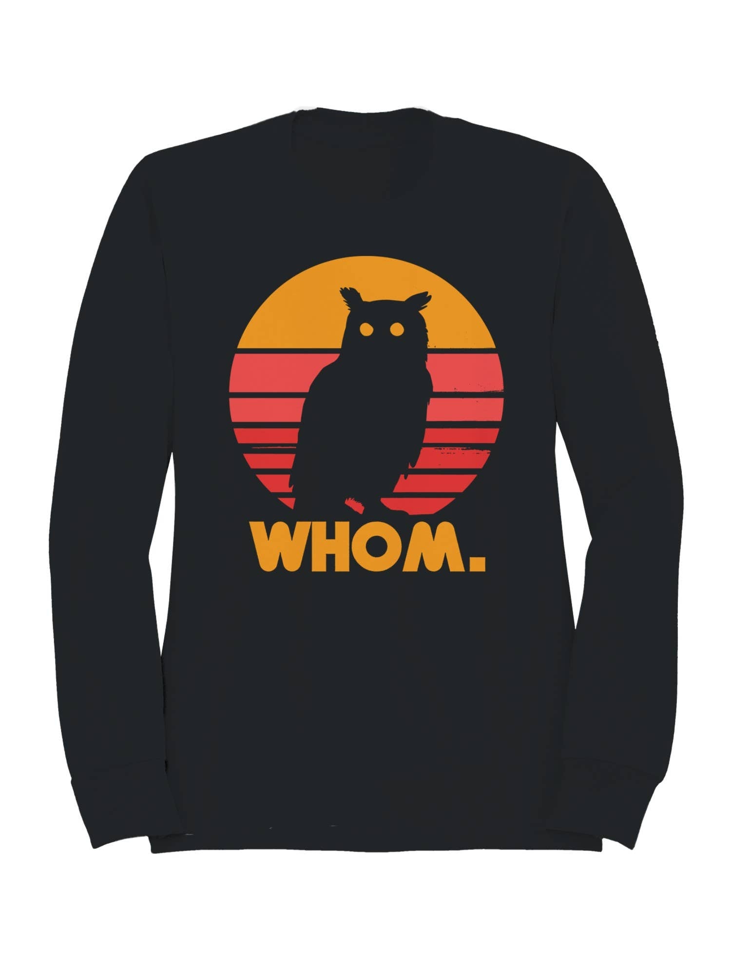 Retro Owl Silhouette Design Men's - Adult & Kids T-Shirts, Sweatshirts & Hoodies apparel design preview 1