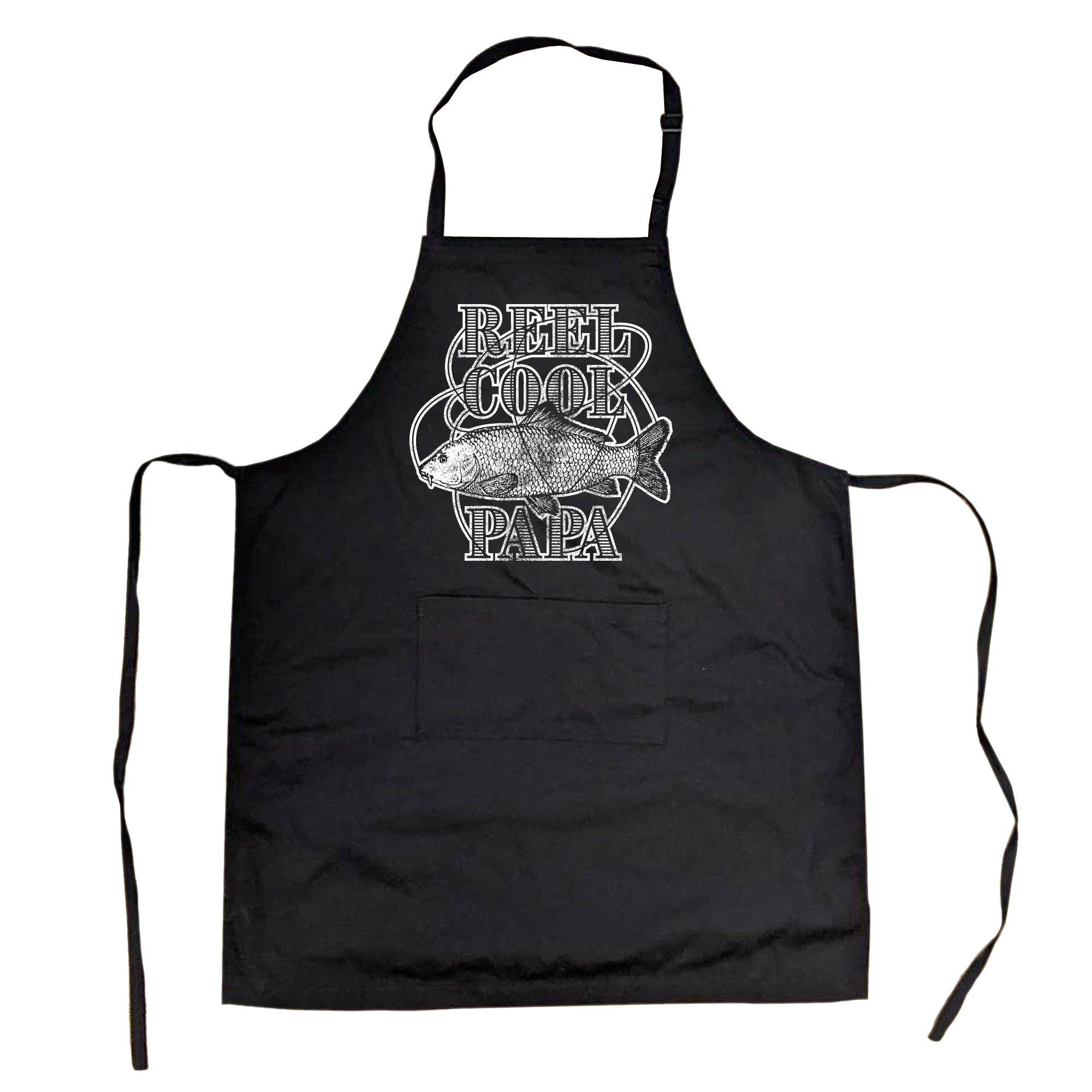 Reel Cool Papa Cookout Apron - Adult & Kids T-Shirts, Sweatshirts & Hoodies apparel design preview 1