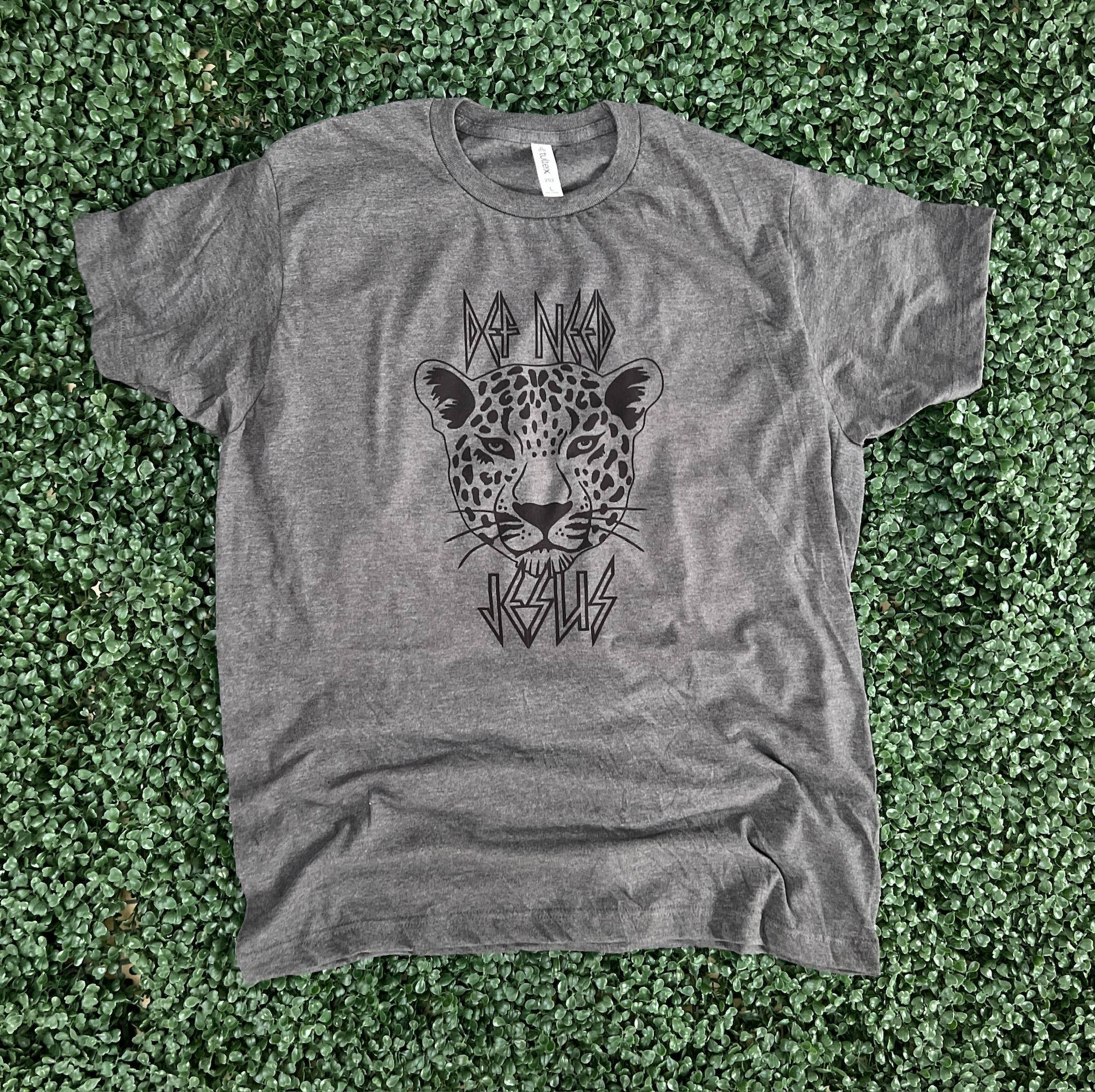 Def Need Jesus On Tultex Heather Charcoal - Adult & Kids T-Shirts, Sweatshirts & Hoodies apparel design preview 1