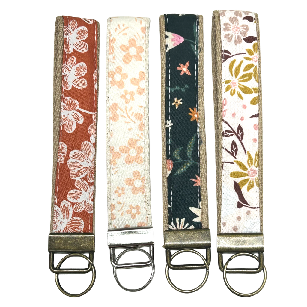 Floral Key Fob Collection Set of 4 - Adult & Kids T-Shirts, Sweatshirts & Hoodies apparel design preview 1