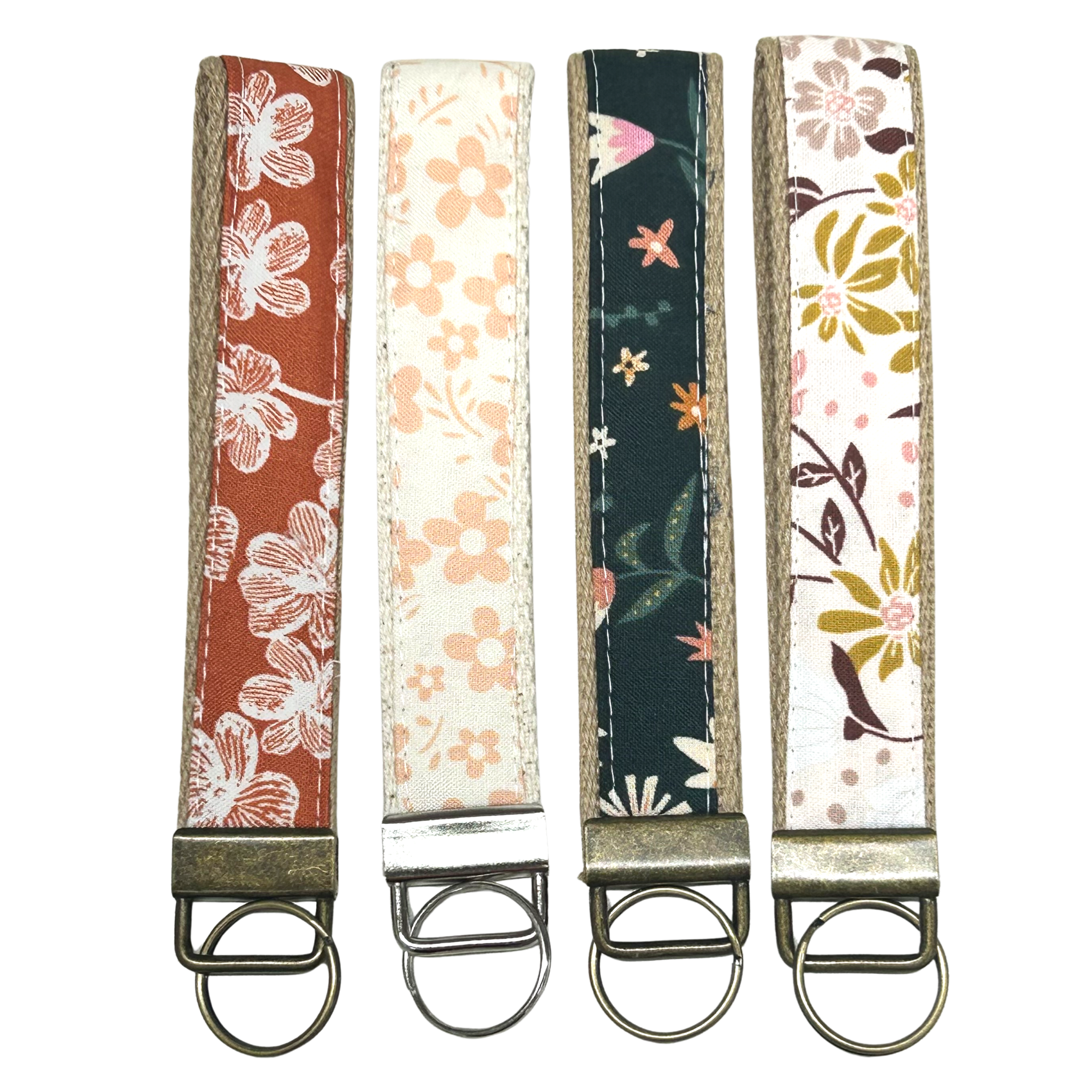 Floral Key Fob Collection Set of 4 - Adult & Kids T-Shirts, Sweatshirts & Hoodies apparel design preview 1