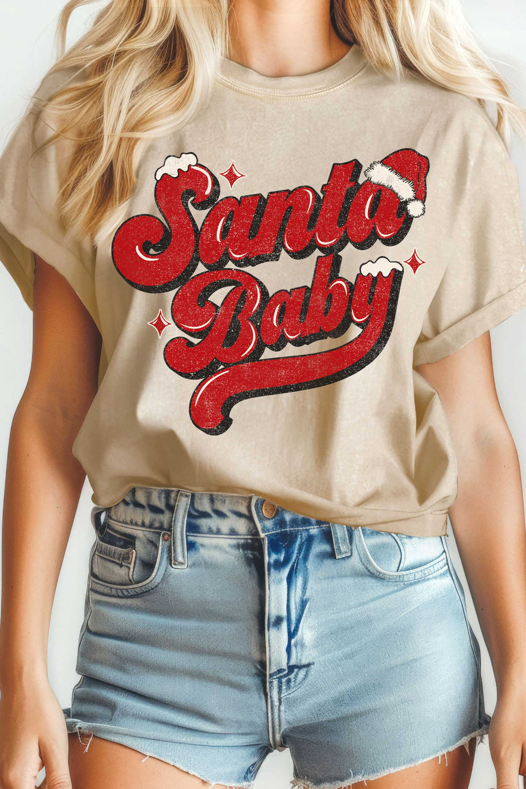 Red Santa Baby Mineral Graphic - Adult & Kids T-Shirts, Sweatshirts & Hoodies apparel design preview 1