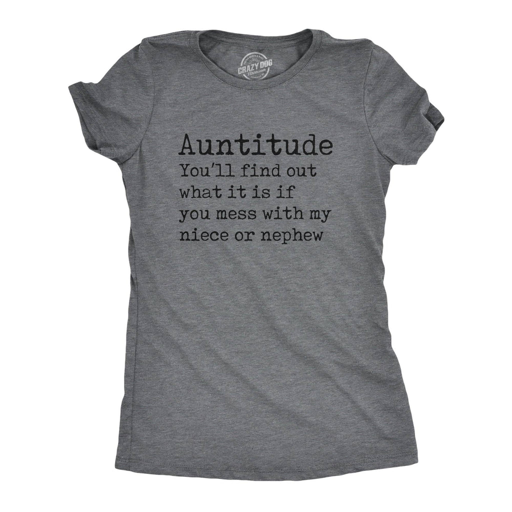 Auntitude Women's - Adult & Kids T-Shirts, Sweatshirts & Hoodies apparel design preview 1