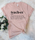 Teacher Noun Definition School Funny Gift - Adult & Kids T-Shirts, Sweatshirts & Hoodies apparel design preview 1