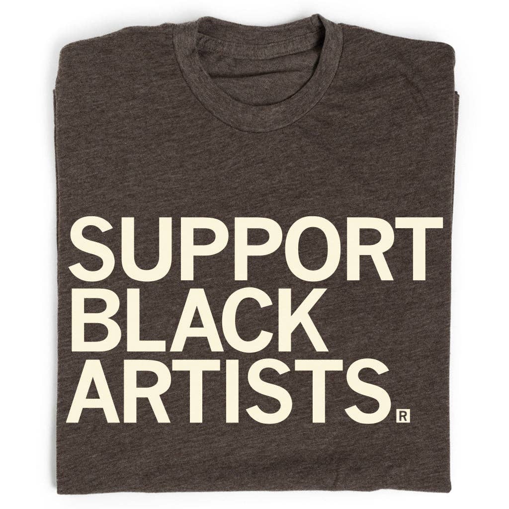 Support Black Artists - Adult & Kids T-Shirts, Sweatshirts & Hoodies apparel design preview 1