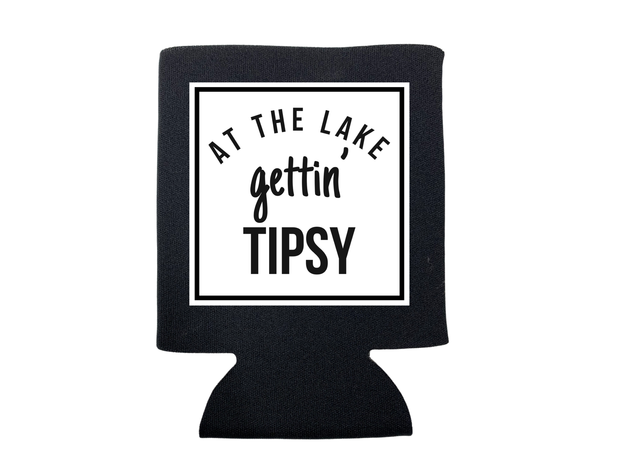 At the Lake Gettin' Tipsy Koozie - Adult & Kids T-Shirts, Sweatshirts & Hoodies apparel design preview 1